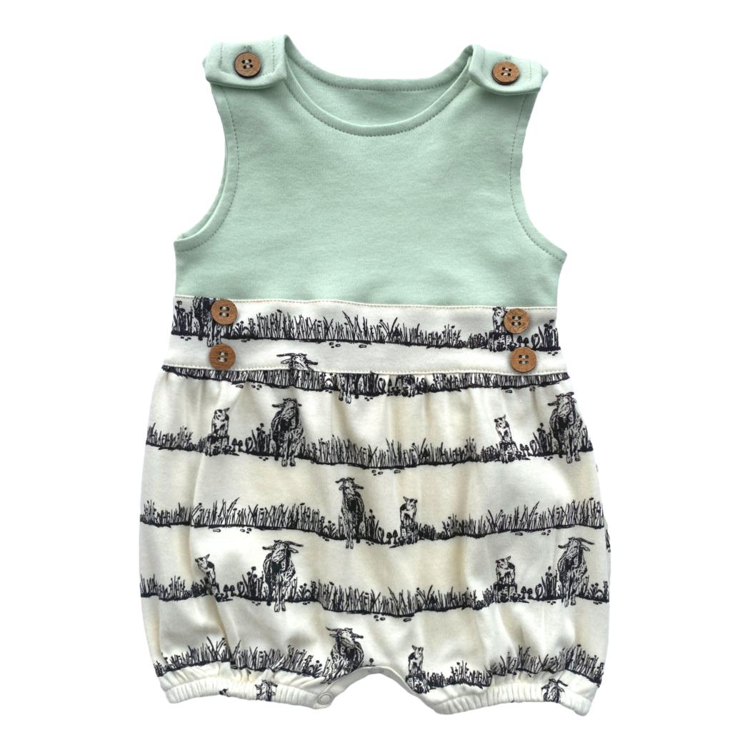 Organic Baby Bubble Romper - Billie & Kid