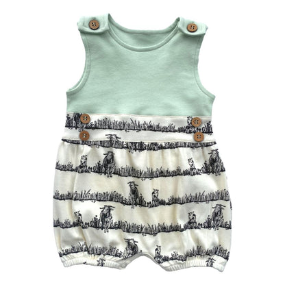 Organic Baby Bubble Romper - Billie & Kid