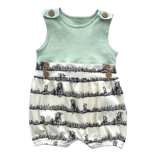 Organic Baby Bubble Romper - Billie & Kid