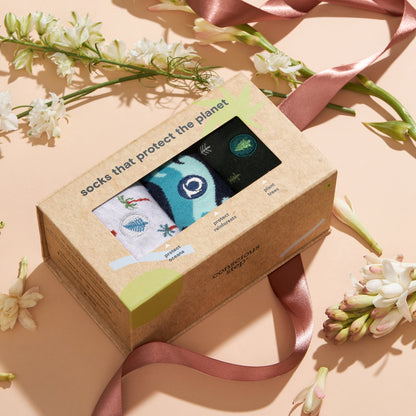 Adult Socks Protect the Planet Gift Box