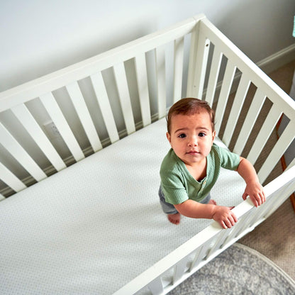 Breathable Organic 2-Stage Baby Crib Mattress