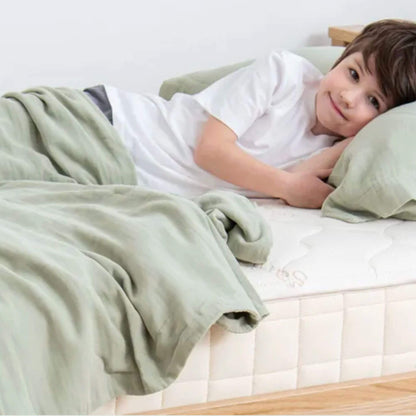 Breathable Organic Cotton Muslin Kids Blanket