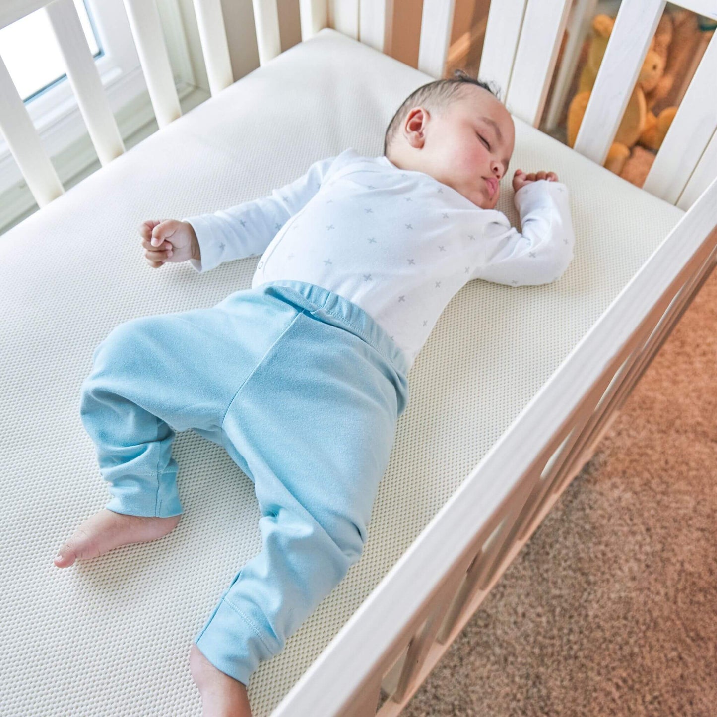Breathable Organic Baby Mini Crib Mattress
