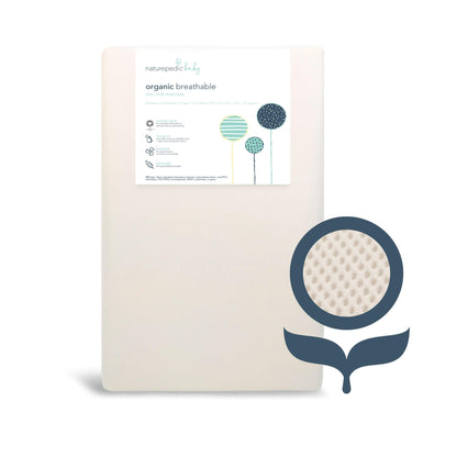 Breathable Organic Baby Mini Crib Mattress