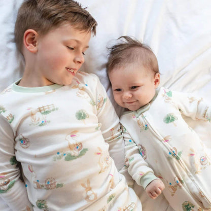 Bunny Egg Hunt Organic Baby Sleep & Play