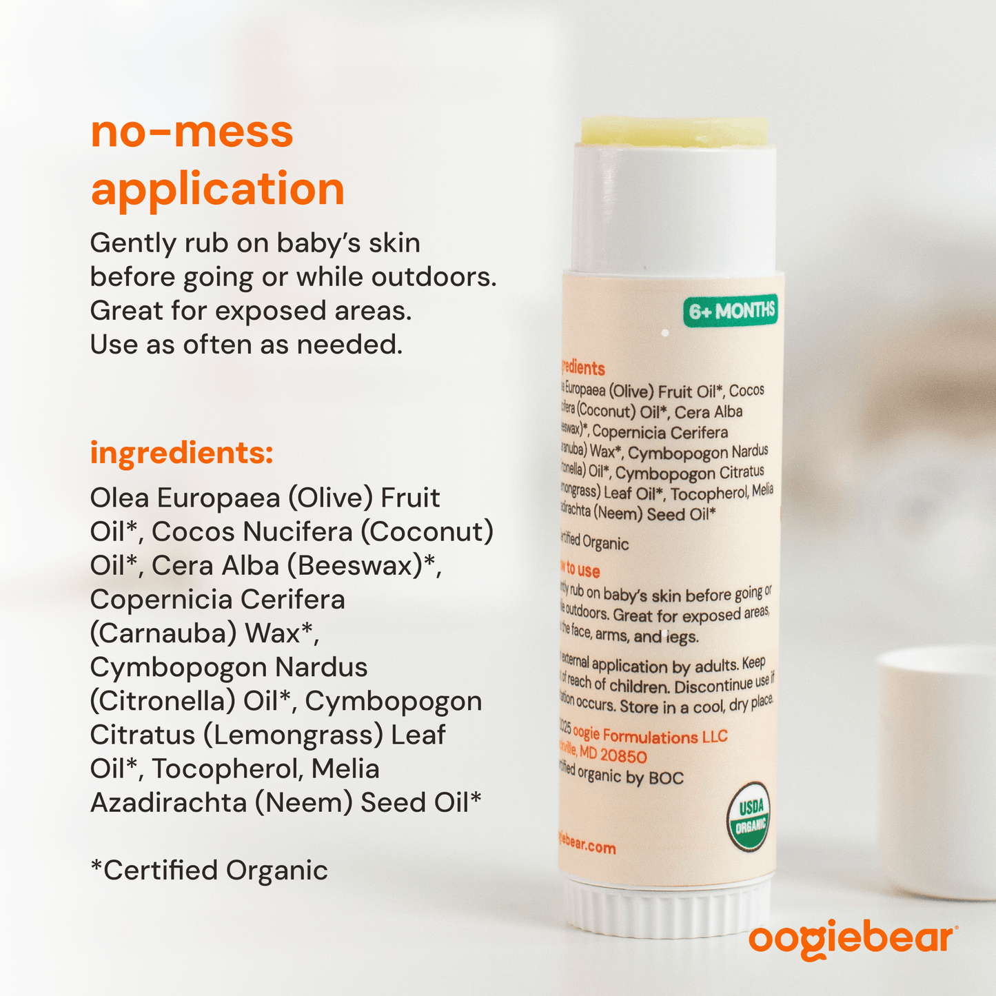 Organic Bug Away Baby Balm