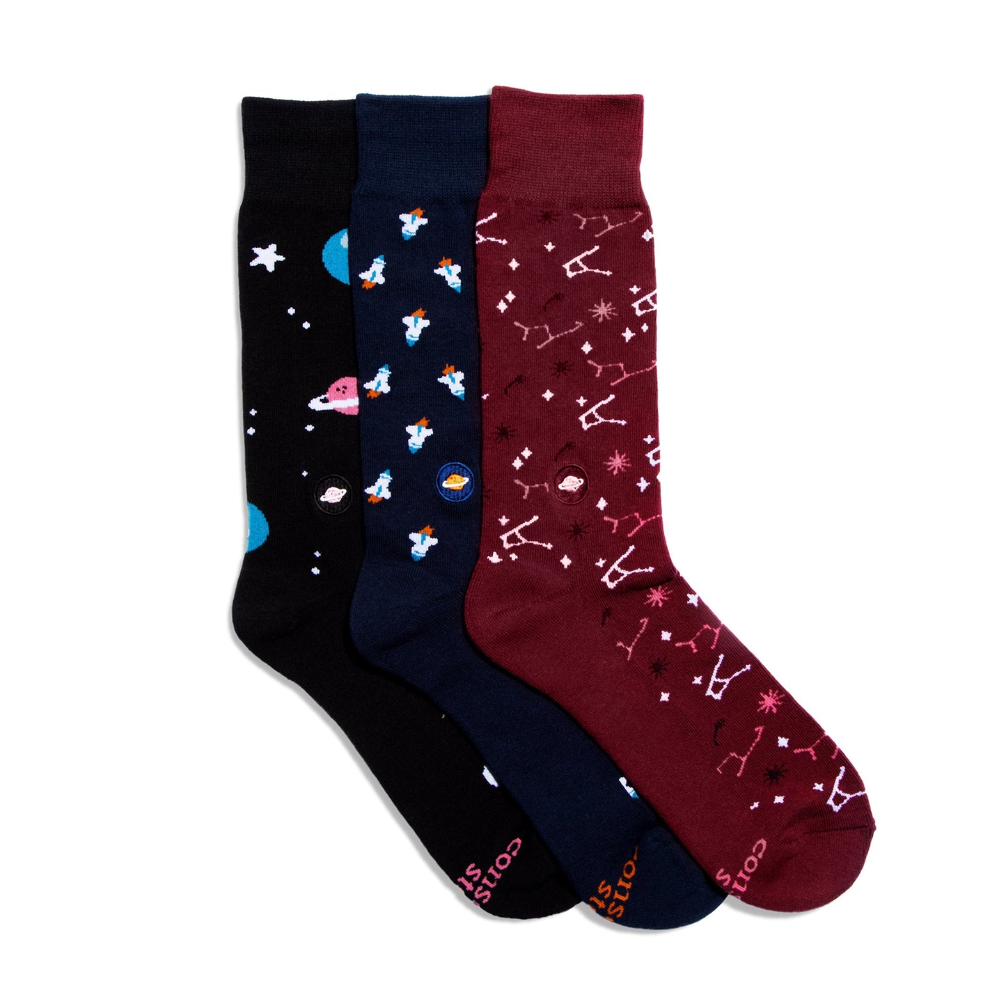 Adult Socks That Support Space Exploration Gift Box
