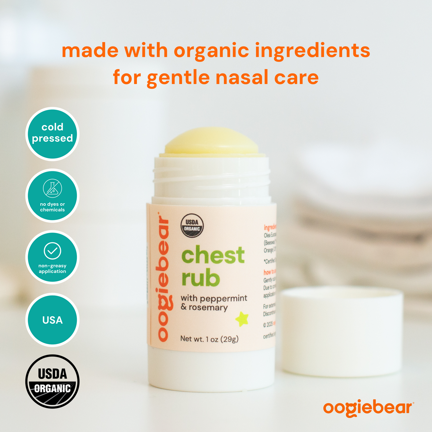 Organic Baby Chest Rub