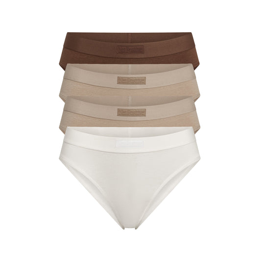 Women's Mid-Rise Brief Bikini 4-Pack