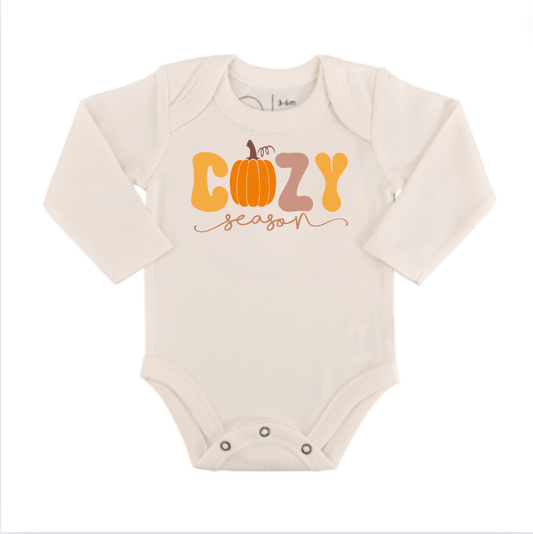 Organic Baby Graphic Bodysuit - Cozy Season