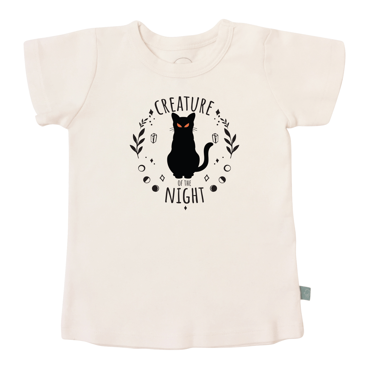 Organic Toddler Halloween Tee - Creature of the Night