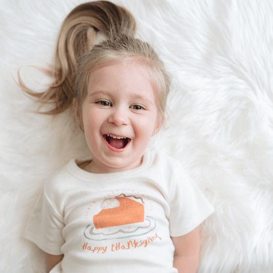 Organic Toddler Graphic Tee - Thanksgiving Pie