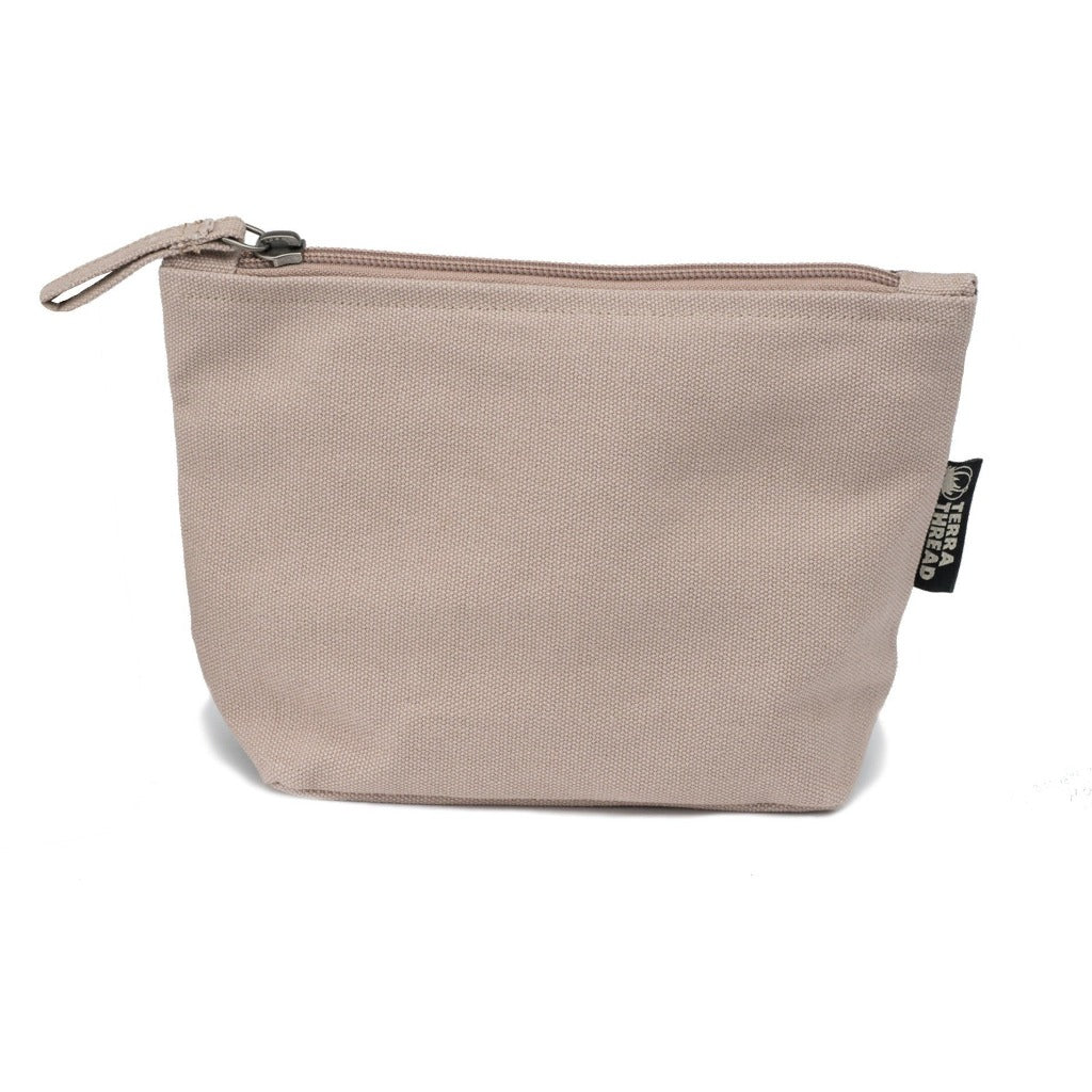 Organic Cotton Canvas Cosmetic Bag - Honua Pouch