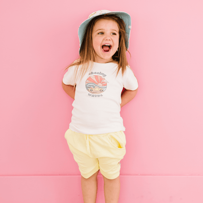 Organic Toddler Graphic Tee - Chasing Waves