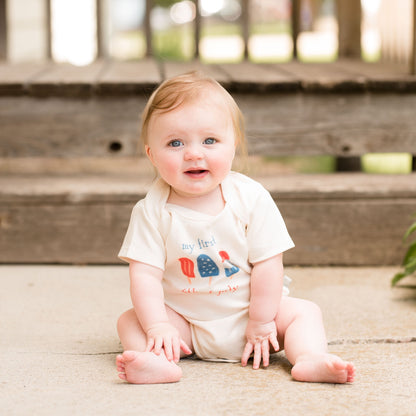 Organic Baby Graphic Bodysuit - Popsicles