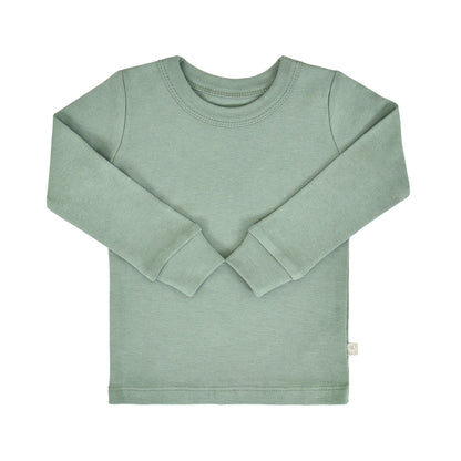 Organic Baby Pajamas - Basil Green