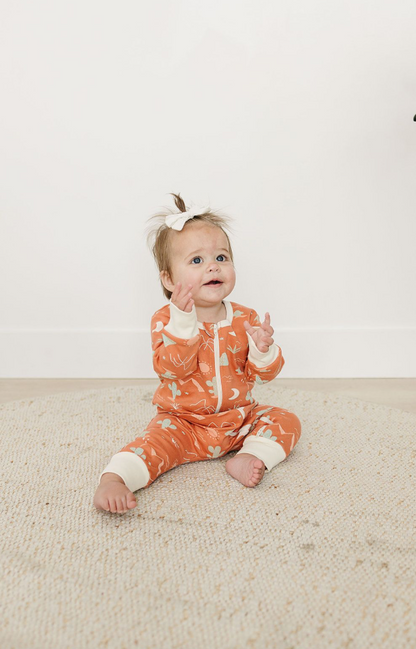 Organic Baby Romper - Desert