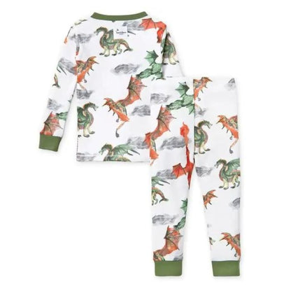 Organic Toddler Pajamas Set - Dragons