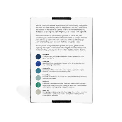 Sea & Sky Paint Set – Non-Toxic Earth Pigments