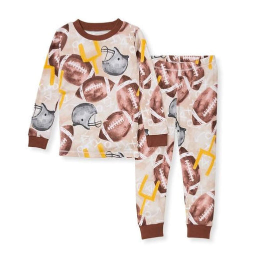 Football Season Organic Toddler & Kid Pajamas
