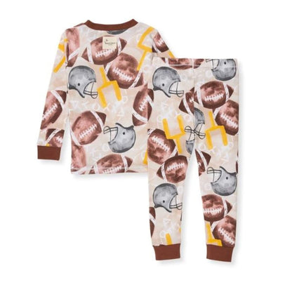 Football Season Organic Toddler & Kid Pajamas