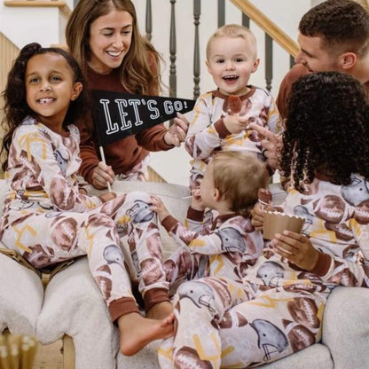 Football Season Organic Toddler & Kid Pajamas