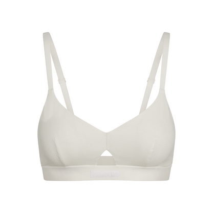 Keyhole Bra - White