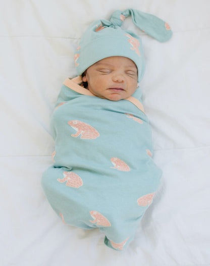 Organic Cotton Baby Hat - Frog