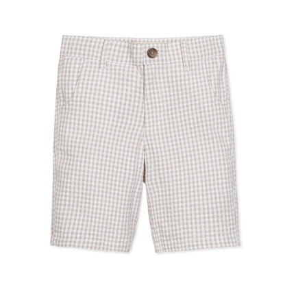 Baby Boy Organic Seersucker Short