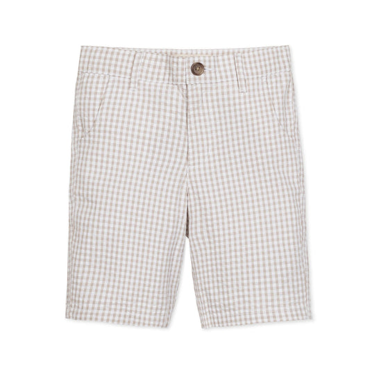 Baby Boy Organic Seersucker Short
