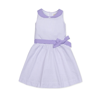 Organic Girls Seersucker Peter Pan Collar Dress