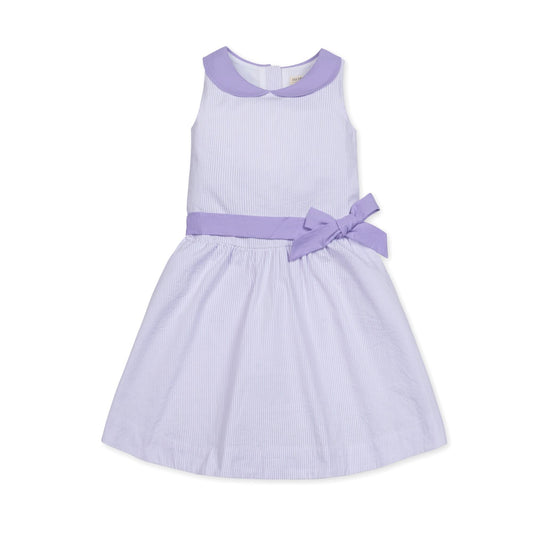 Organic Girls Seersucker Peter Pan Collar Dress