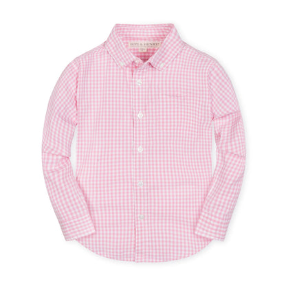Boys Organic Stretch Poplin Shirt