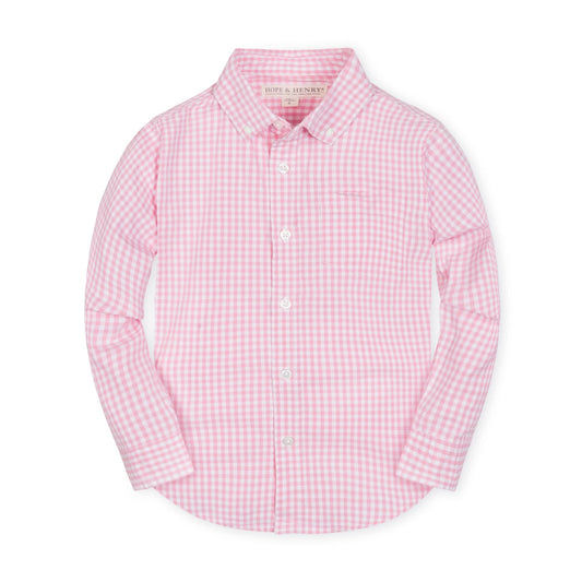 Boys Organic Stretch Poplin Shirt