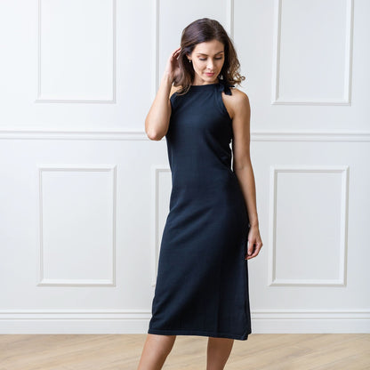 Women's' Halter Tie Knit Sweater Dress