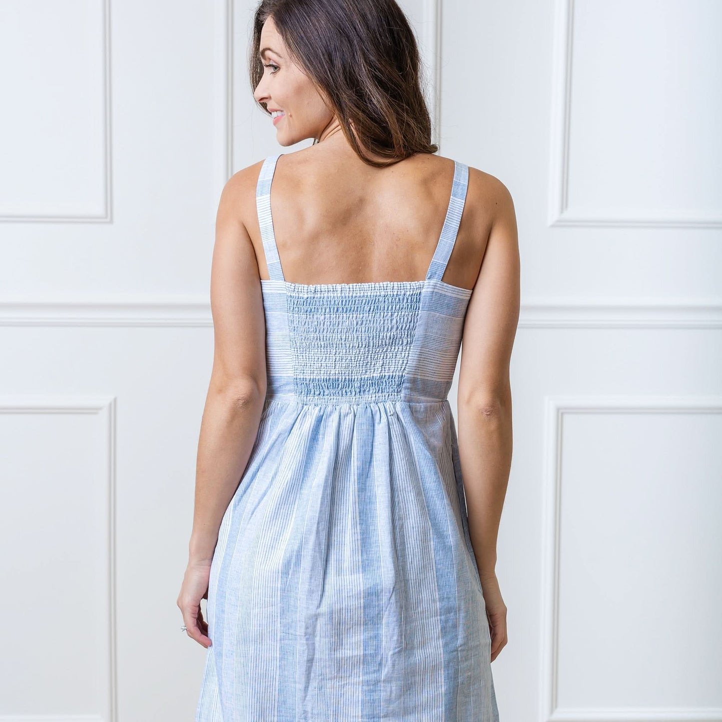Women's Linen Sheath Dress