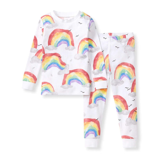 Happy Rainbow Organic Toddler & Kid PJ Set