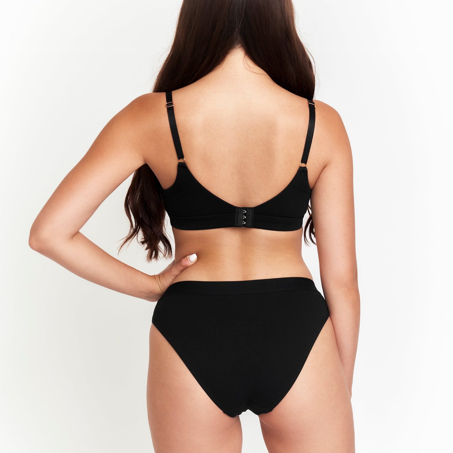 Women's Keyhole Bralette - Black