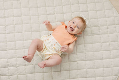 Organic Baby Bubble Romper - Boho Floral