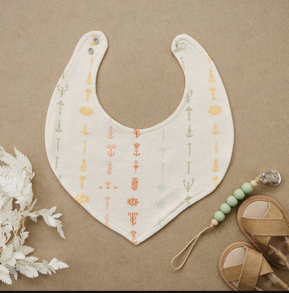 Organic Baby Bib - Boho Floral