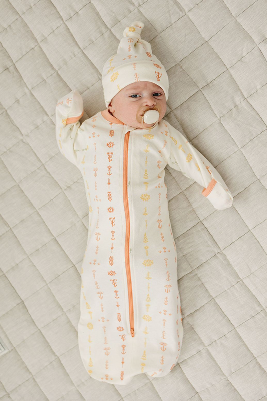 Organic Cotton Baby Sleepsack - Boho Floral
