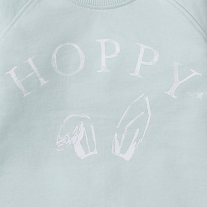 Hoppy Blue Organic Baby & Toddler Sweatshirt
