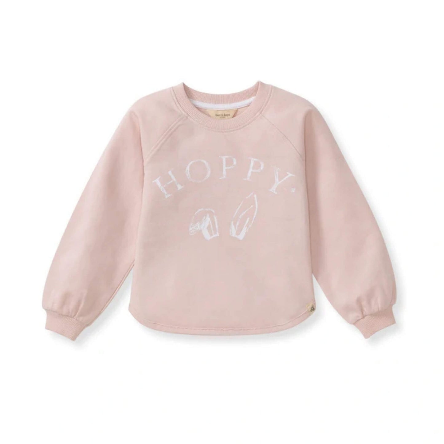Hoppy Pink Organic Baby & Toddler Sweatshirt