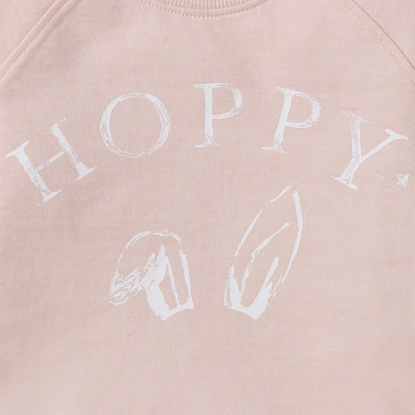 Hoppy Pink Organic Baby & Toddler Sweatshirt