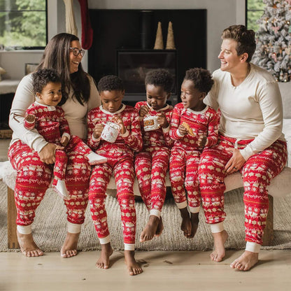 Holiday Red Hot Chocolate Organic Baby & Toddler & Kid Pajamas
