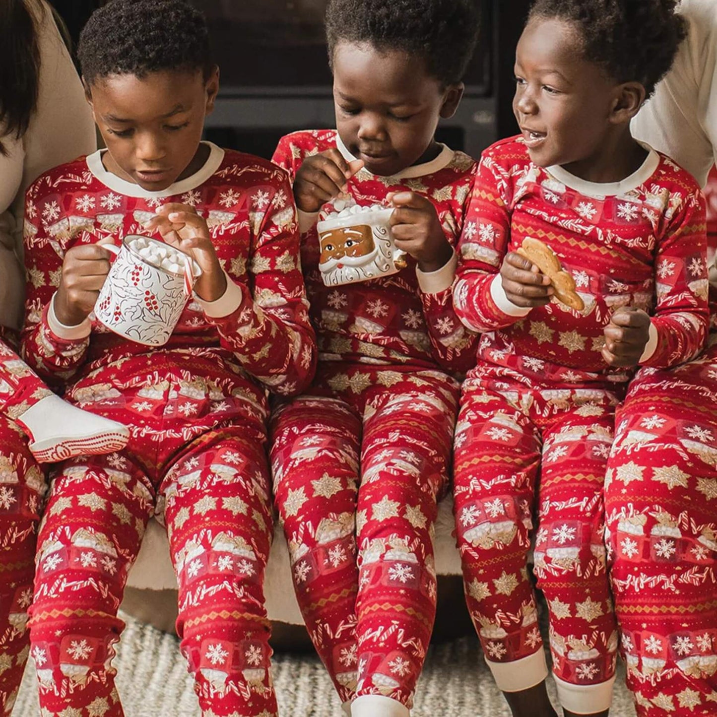 Holiday Red Hot Chocolate Organic Baby & Toddler & Kid Pajamas