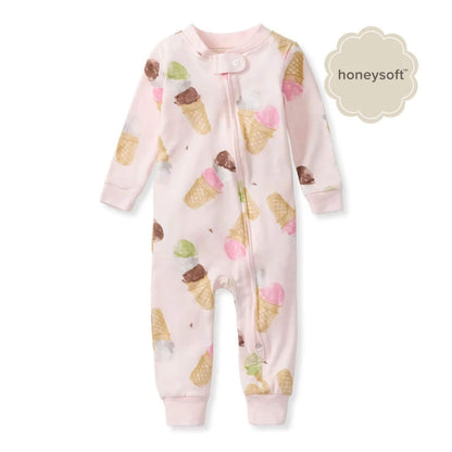 Ice Cream Cone Honeysoft™ Lyocell Footless Baby Sleeper