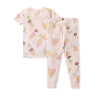 Ice Cream Cone Honeysoft™ Lyocell Toddler & Kid Pajamas