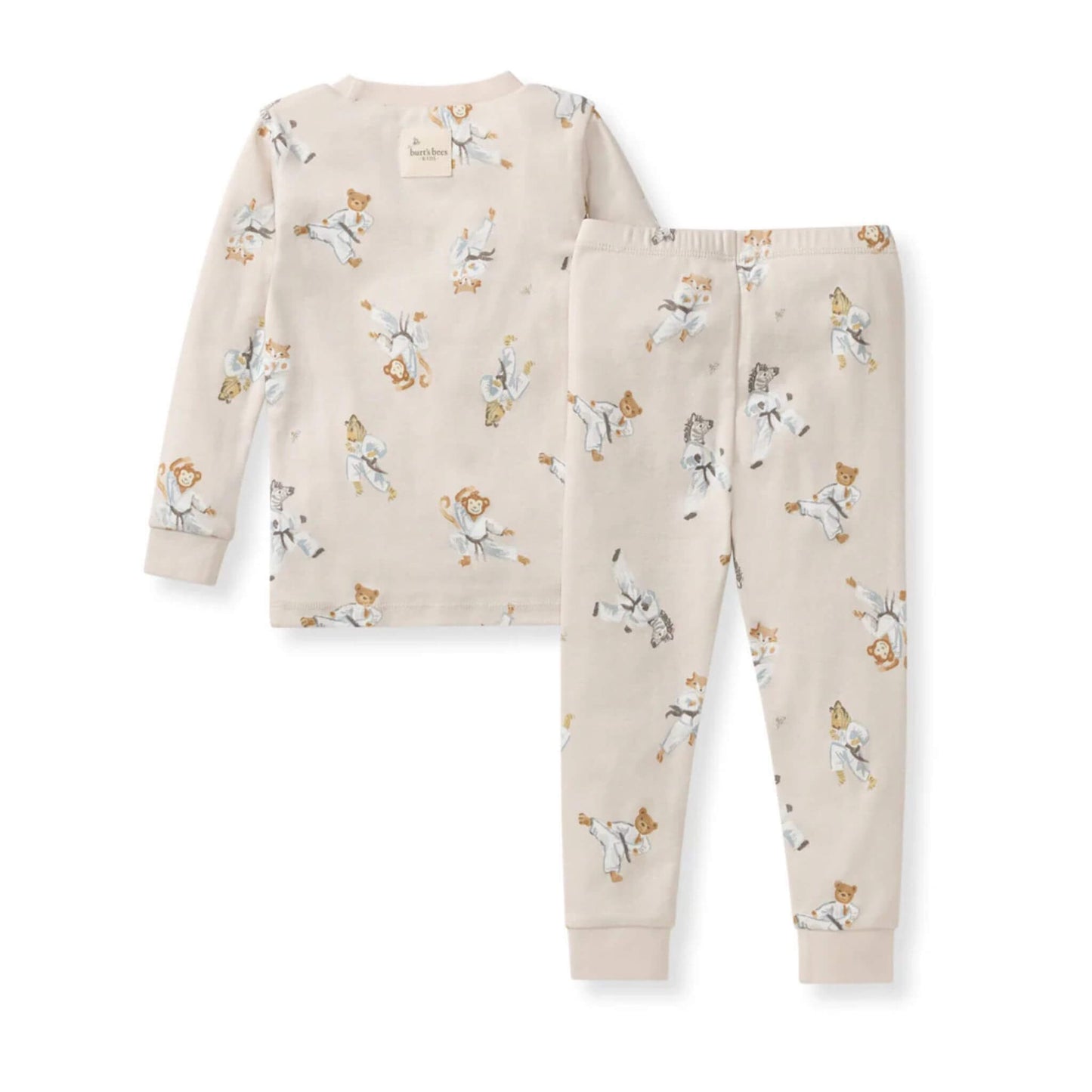 Karate Creatures Organic Toddler & Kid Pajamas - Rain Cloud