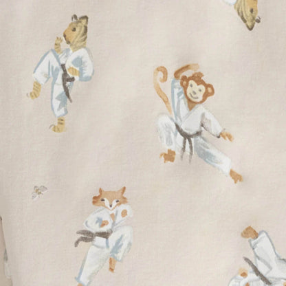 Karate Creatures Organic Toddler & Kid Pajamas - Rain Cloud